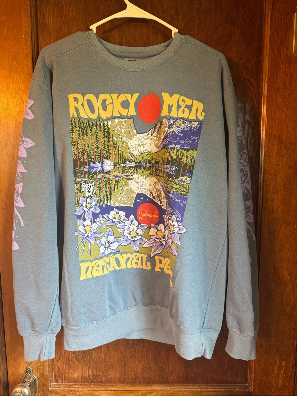 Rachel Pohl Art Rocky Mountain crewneck